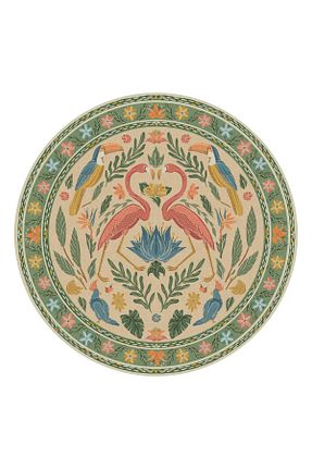 فرش بژ قابل شستشو Rugs Modern Halı - کد 759101331