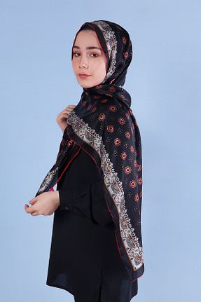 شال مشکی زنانه ابریشم کد 759035886