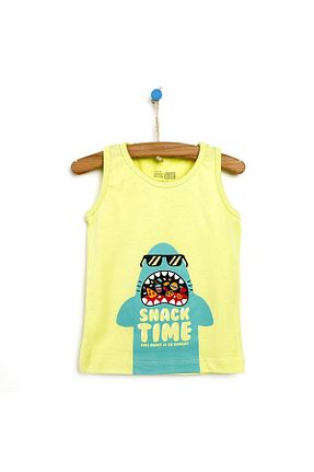 تیشرت سبز بچه گانه رگولار ebebek Hello Baby - کد 759818454