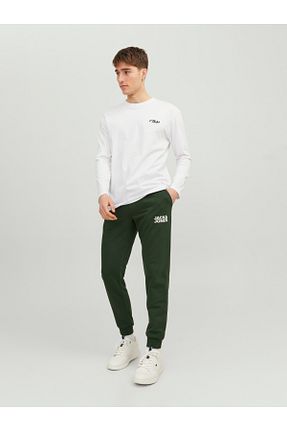 شلوار کرمگن سبز مردانه اسلیم فیت Jack & Jones - کد 759979984