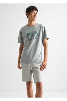 پیراهن سبز مردانه رگولار MANGO Teen - کد 684898808