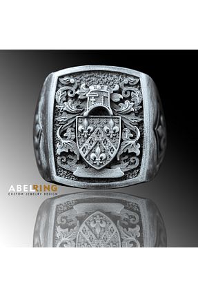 انگشتر نقره زنانه زیرکن Abel Custom Ring - کد 759516585