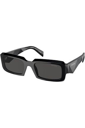 عینک آفتابی طوسی زنانه UV400 Prada - کد 760221235