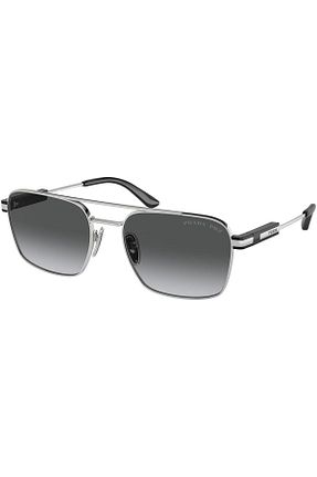 عینک آفتابی طوسی مردانه پلاریزه Prada - کد 760231718