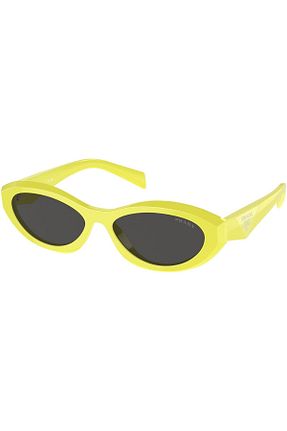 عینک آفتابی طوسی زنانه UV400 Prada - کد 759792064