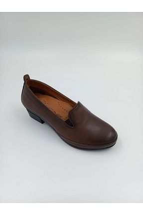 کفش کژوال قهوه ای زنانه چرم خالص Scavia - کد 760460669