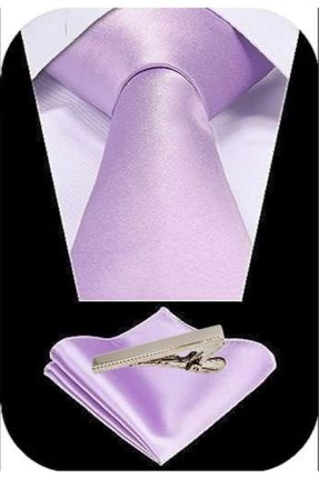کراوات بنفش مردانه ساتن Standart کد 760429866