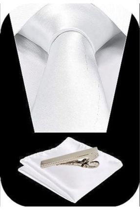 کراوات سفید مردانه ساتن Standart کد 760430113