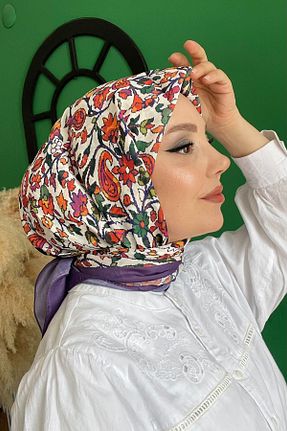 شال بنفش زنانه ویسکون کد 760569708