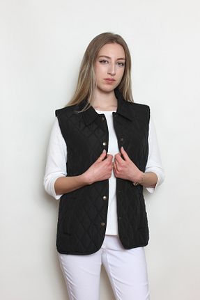 جلیقه مشکی زنانه رگولار Cottoncool - کد 244039118