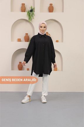 پیراهن حجاب مشکی زنانه رگولار Patika - کد 312706148
