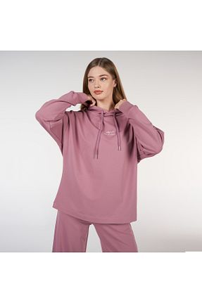 سوئیشرت صورتی زنانه ساده WEWON STYLE - کد 441122324