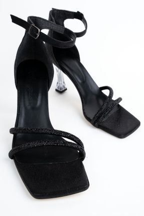 کفش پاشنه بلند کلاسیک مشکی زنانه چرم مصنوعی پاشنه نازک پاشنه متوسط ( 5 - 9 cm ) کد 319232619