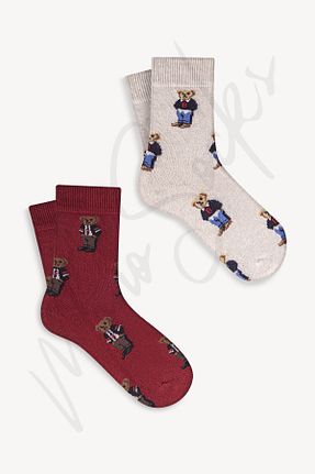 جوراب رنگی بچه گانه پنبه ای Mono Socks - کد 379081427
