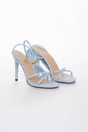 کفش مجلسی آبی زنانه چرم مصنوعی پاشنه کوتاه ( 4 - 1 cm ) پاشنه ضخیم کد 97463193