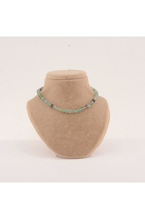 گردنبند جواهر رنگی زنانه سنگ طبیعی Deniz Doğal Taş - کد 329385101
