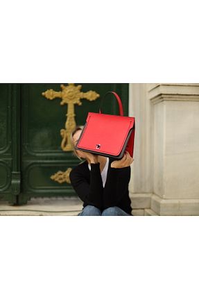 کیف دستی قرمز زنانه سایز متوسط ROSSEA - کد 760858975