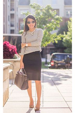 دامن مشکی زنانه پارچه CNG MODA - کد 760972723