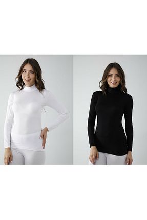 بادی مشکی زنانه یقه ماهیگیر LEN10 - کد 761000332