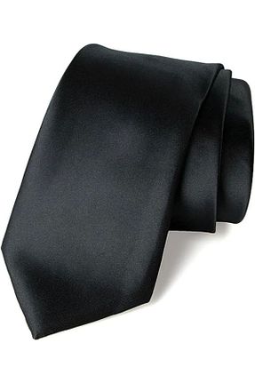 کراوات مشکی مردانه ساتن Trenderrs - کد 761032042