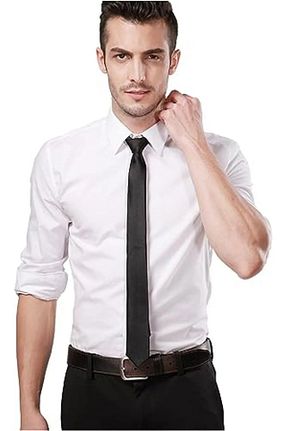 کراوات مشکی مردانه ساتن Trenderrs - کد 761192259