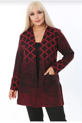 رویه حجاب قرمز زنانه پشمی Butik Lena - کد 761648414