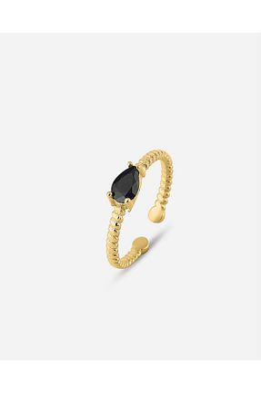 انگشتر نقره طلائی زنانه 925 عیار MEKS JEWELS - کد 761830979