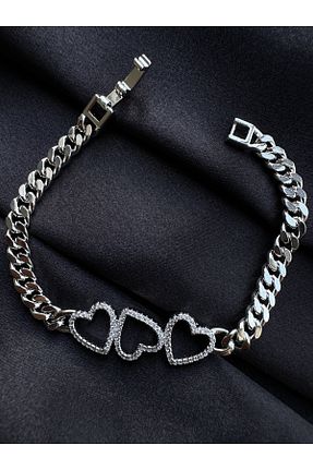 دستبند استیل (فولاد) زنانه استیل (فولاد) ESQUANA - کد 679876840