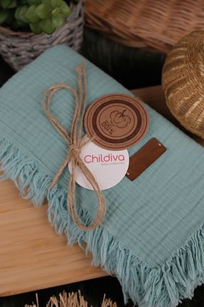 پارچه موسیلین سبز Childiva - کد 761971608