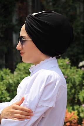 کلاه شنای حجاب مشکی زنانه ELASYA - کد 762102965