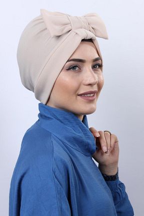 کلاه شنای حجاب بژ زنانه Nowa Scarf - کد 47767836
