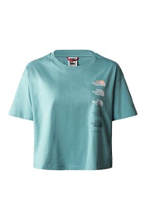 تیشرت سبز زنانه کراپ The North Face - کد 762238671