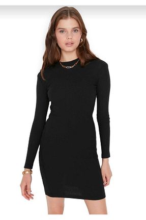 لباس مشکی زنانه بافت mor butik - کد 762235506