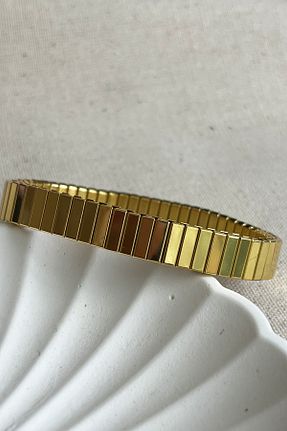 دستبند استیل (فولاد) قهوه ای زنانه استیل (فولاد) MODA - کد 762292189