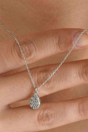 گردنبند نقره طلائی زنانه 925 عیار Minamis Silver - کد 762582250