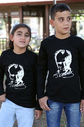 تیشرت مشکی بچه گانه رگولار COSBA kids wear - کد 762593534