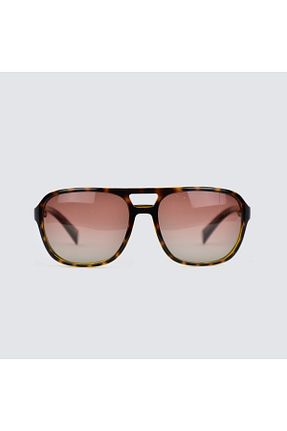 عینک آفتابی قهوه ای زنانه UV400 YANKS - کد 762641545