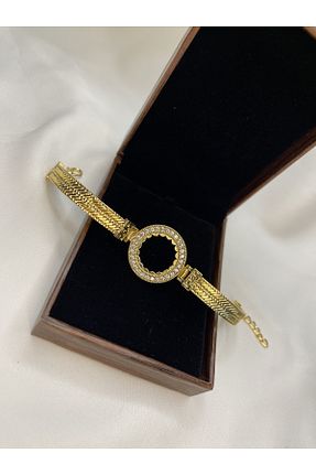 دستبند جواهر طلائی زنانه زیرکن VELİT VOLA - کد 762733938