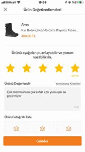 Müşteri yorumu görseli