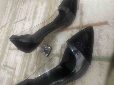 transparent court shoes