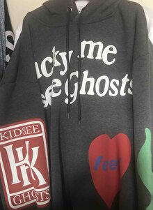 Ubuy Lucky Me I See Ghosts Hoodie Authentic BlackHorn Lucky Me I