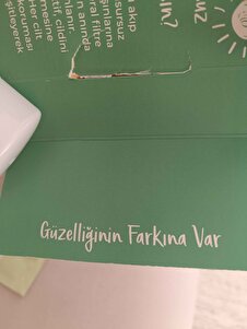 Müşteri yorumu görseli