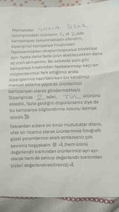 Müşteri yorumu görseli