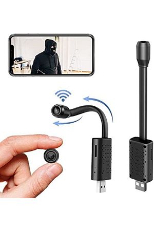 Mini Kamera WiFi 1080P HD Gizli Taşınabilir Mini Gizli USB Kamera Hareket Algılama