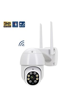 Cmr-13 Kablosuz Wifi Kamera, 1080p Hd Gece Görüşlü Hareketli Dış Mekan Güvenlik Kamerası