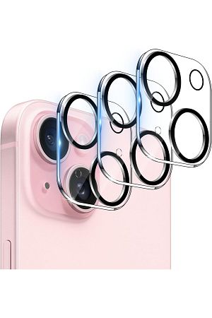 Iphone 15 & Iphone 15 Plus Kamera Koruyucu 9 Kat Sertleştirilmiş Kamera Lens Ve Yüzey Koruma Şeffaf