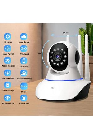 Kablosuz Bebek Izleme Kamerası Wifi Gece Görüşlü Ip Kamera