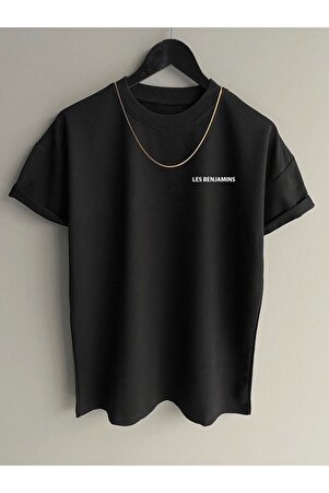 Unisex Yazılı Oversize T-shirt