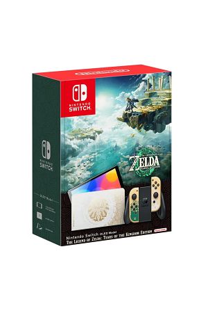 Switch Oled Model Konsol Zelda Tears Of The Kingdom Limited Edition