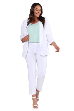 Kadın Blazer Ceket | Beyaz | Büyük Beden | 7 Renk | Takım Elbise Uyumlu